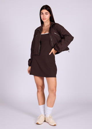 LC Active Dress Women's Contrast Active Dress Dark Cocoa