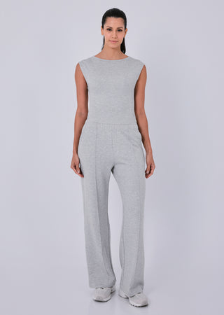 LC All-Around Lounge Cap Sleeve Top Grey Marl