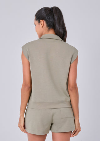 LC All-Around Lounge Half Zip Sweatshirt Abby Stone