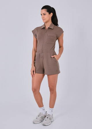 LC All-Around Lounge Romper Walnut