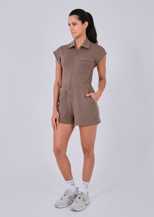 Women's Romper Walnut