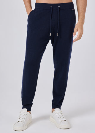 LC Blend Trouser Mens Merino Wool Blend Jogger Navy