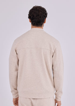 LC Bomber Jackets Men's Bomber Oatmeal Heather