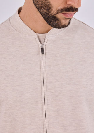 LC Bomber Jackets Men's Bomber Oatmeal Heather