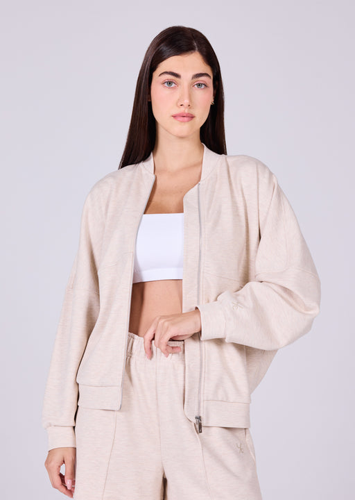 Women's Jacket Oatmeal Heather