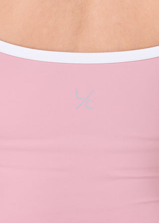 LC Cami Top Women's Contrast Cami Top Dusty Pink