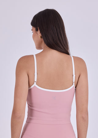LC Cami Top Women's Contrast Cami Top Dusty Pink