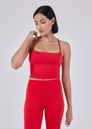 LC Cami Women's Cami Top Vivid Red