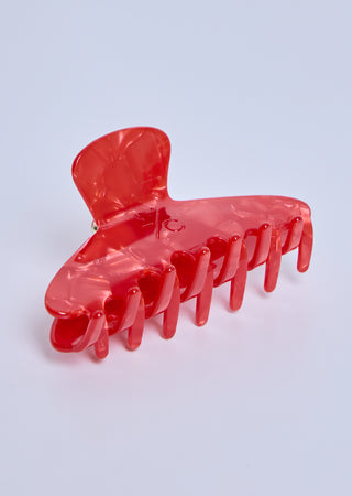 LC Claw Clips Red / 0 Hair Claw Clip Red Pearl