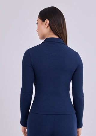 LC Collar Top Women's Airjet Collar Top  Dark Navy