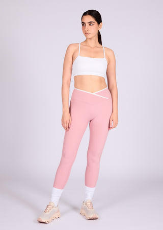 LC Contrast 7/8 Women's Contrast Legging 7/8 Dusty Pink