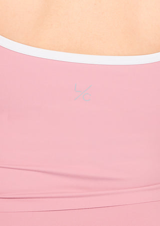 LC Contrast Cami Women's Contrast Cami Top Dusty Pink