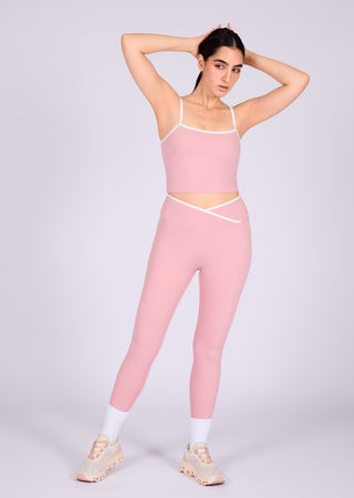 LC Contrast Cami Women's Contrast Cami Top Dusty Pink