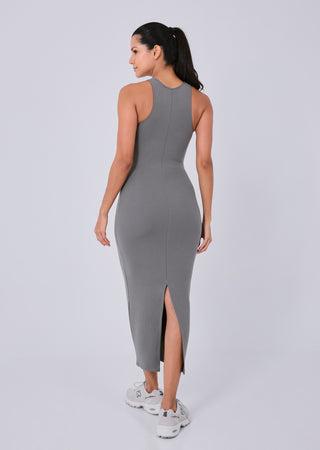LC Dress Effortless Maxi Dress Pebble Grey