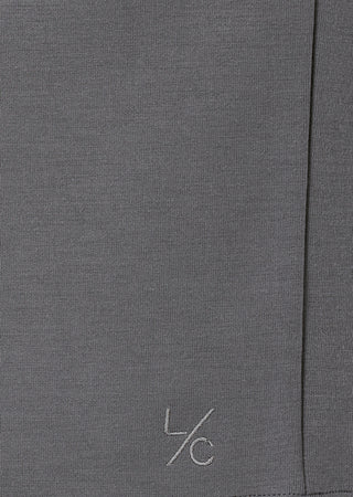 LC Dress Effortless Short Sleeve Dress Pebble Grey