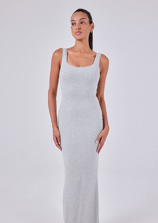 LC Dress Women's Maxi Dress Grey Marl