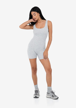 LC Effortless Shortie/Onesie Grey Marl