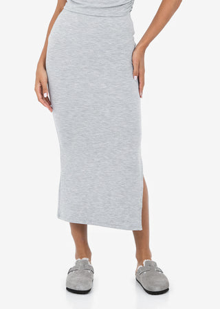 LC Effortless Tube Skirt Grey Marl