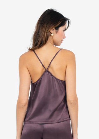 LC Embody Plisse Cami Mulberry