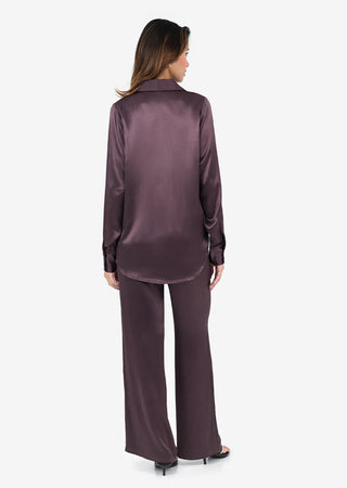 LC Embody Plisse Shirt Mulberry