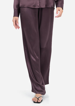 LC Embody Plisse Trouser Mulberry