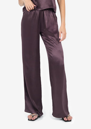 LC Embody Plisse Trouser Mulberry