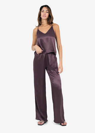 LC Embody Plisse Trouser Mulberry