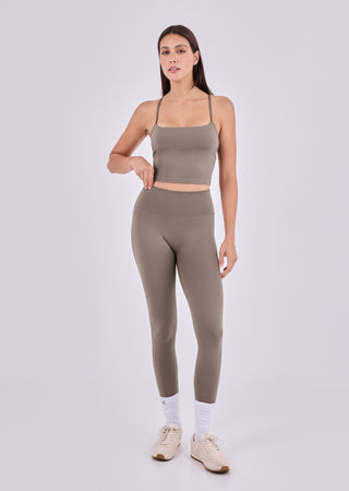 LC Full Length Leggings Women's Full Length Legging Brown Mink