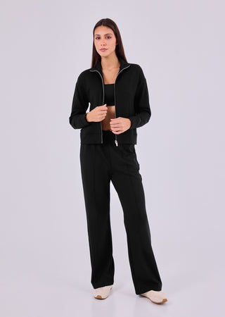 LC Funnel Neck Jackets Women's Funnel Neck Jacket Black