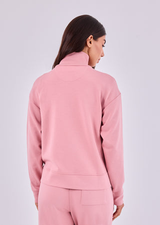 LC Funnel Neck Jackets Women's Funnel Neck Jacket Dusty Pink