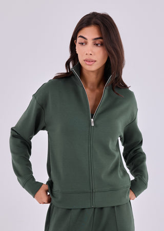 LC Funnel Neck Jackets Women's Funnel Neck Jacket Green Forest