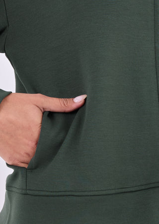 LC Funnel Neck Jackets Women's Funnel Neck Jacket Green Forest