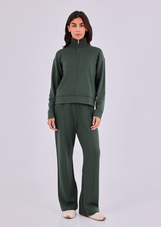 LC Funnel Neck Jackets Women's Funnel Neck Jacket Green Forest