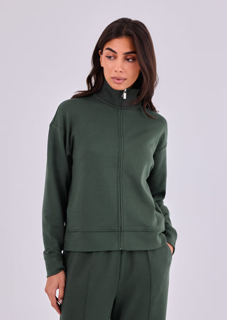 LC Funnel Neck Jackets Women's Funnel Neck Jacket Green Forest