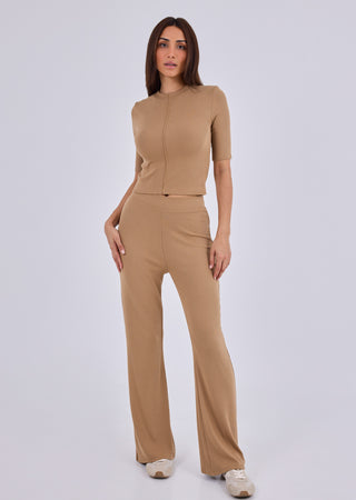 LC Half Sleeve Tee Women's Half Sleeve Tee Camel