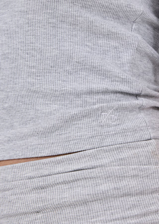 LC Half Sleeve Tee Women's Half Sleeve Tee Grey Marl