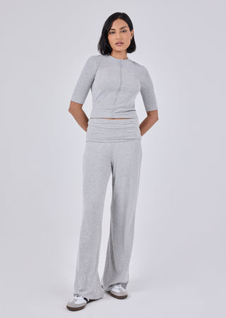 LC Half Sleeve Tee Women's Half Sleeve Tee Grey Marl