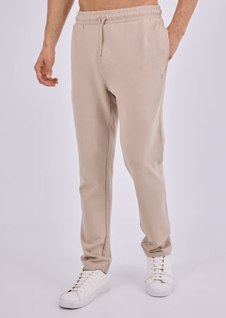 LC Home Men's All-Around Lounge Straight Leg Pants Beige
