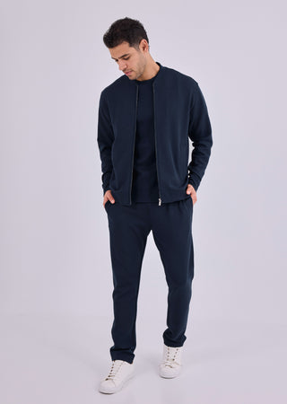 LC Home Men's All-Around Lounge Straight Leg Pants Dark Navy