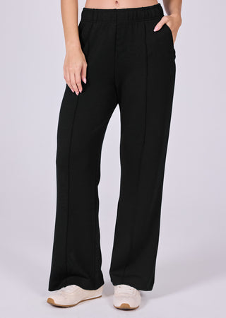 LC Home Women's Straight Leg Pants Black