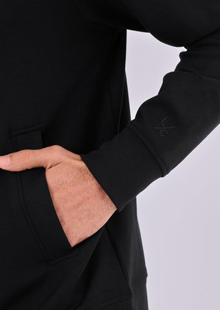 LC Hoodies Men's Zip Up Hoodie Black