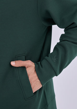 Men's Zip Up Hoodie Deep Teal - LC