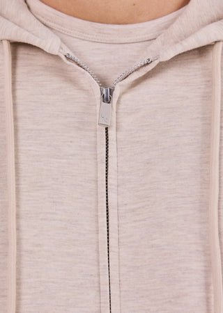 LC Hoodies Men's Zip Up Hoodie Oatmeal Heather