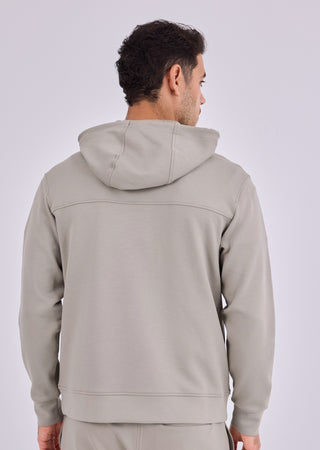 LC Hoodies Men's Zip Up Hoodie Vintage Khaki
