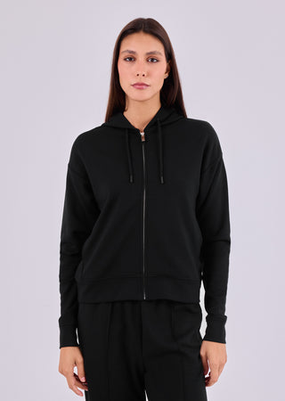 LC Hoodies Women's Zip Up Hoodie Black