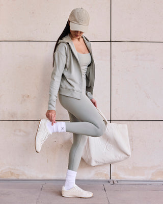 LC Hoodies Women's Zip Up Hoodie Vintage Khaki