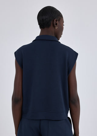 LC Jacket All-Around Lounge Half Zip Sweatshirt Dark Navy