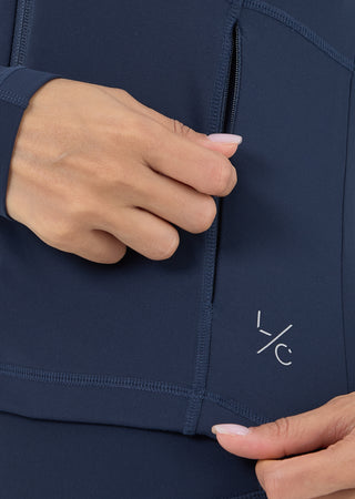 LC Jacket All Day Active Zip Jacket Dark Navy