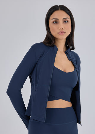 LC Jacket All Day Active Zip Jacket Dark Navy