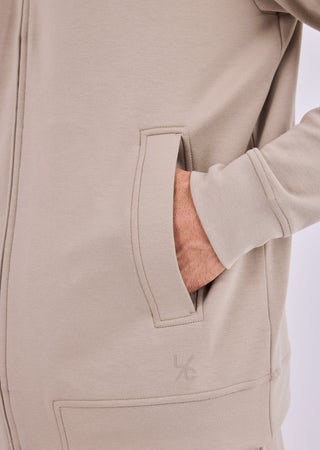 LC Jacket Men's All-Around Lounge Bomber Beige